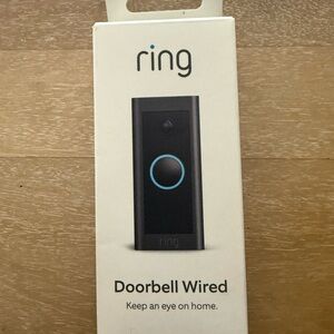 Ring Doorbell Wired - Black